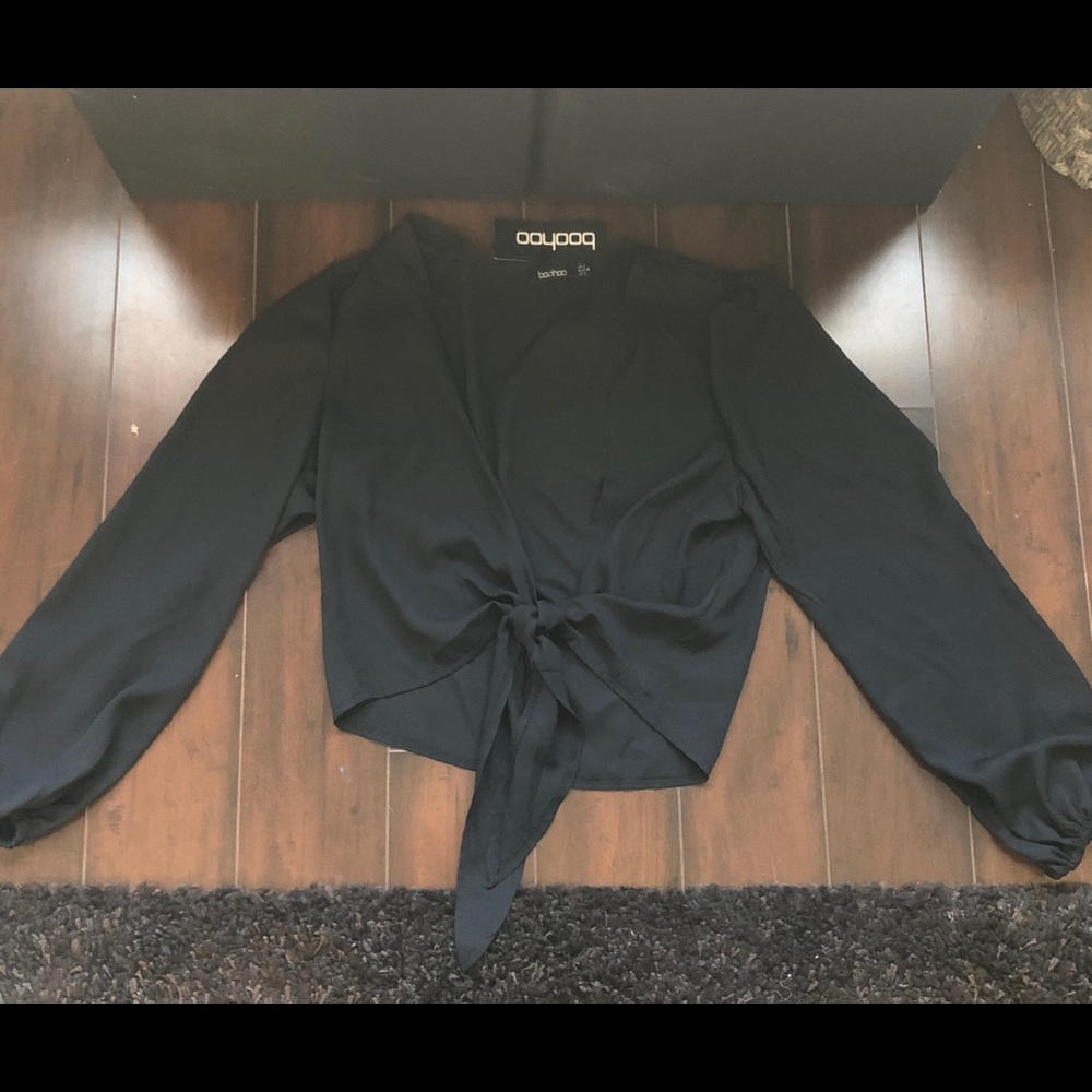 Molly Tie Wrap Front Blouse